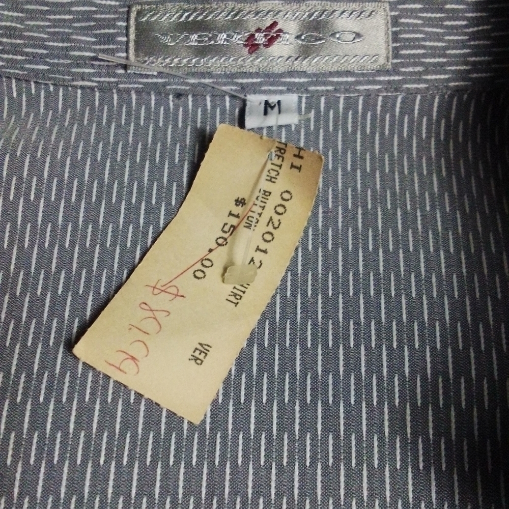 New Vintage Y2K Vertigo Paris button down shirt/blouse size medium perfect cond - Picture 6 of 6
